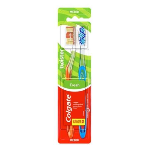 COLGATE CEPILLO DE DIENTES TWISTER *2 UN. UNI