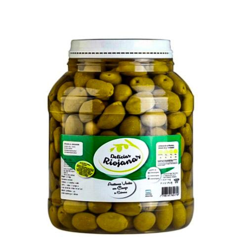 DELICIAS RIOJANAS ACEITUNAS VERDES ARAUCO MEDIANAS (BALDE) *1.9 KG. BUL