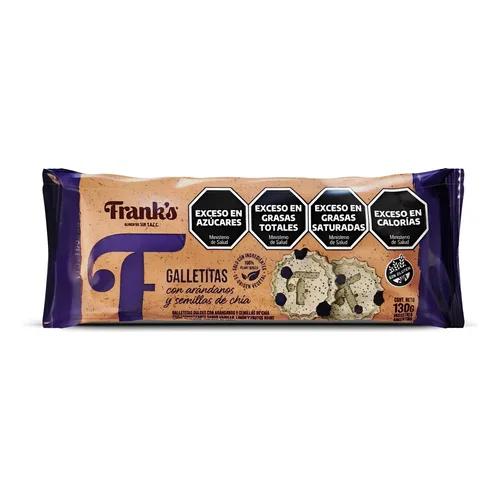 FRANKS GALLETITA DE CHIA Y ARANDANOS SIN TACC *130 GR. UNI