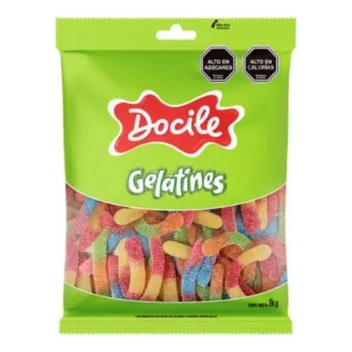 DOCILE GELATINES CULEBRITAS ACIDAS *1 KG. UNI