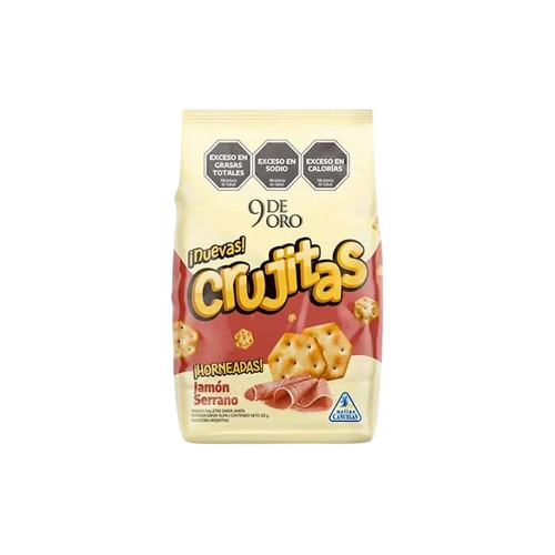 9 DE ORO CRUJITAS JAMON SERRANO *80 GR. UNI