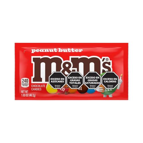 M&MS CHOCOLATE MANTEQUILLA DE MANI 6*40 GR. ZUN