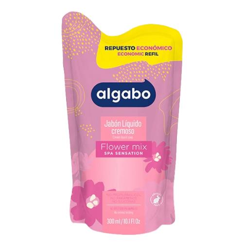 ALGABO JABON LIQUIDO FLOWER MIX (DOYPACK) *300 ML. UNI