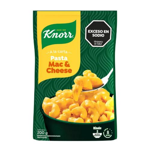 KNORR PASTA MAC AND CHEESE *200 GR. UNI