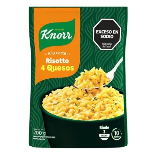 KNORR RISOTTO CAUTRO QUESOS *200 GR. UNI