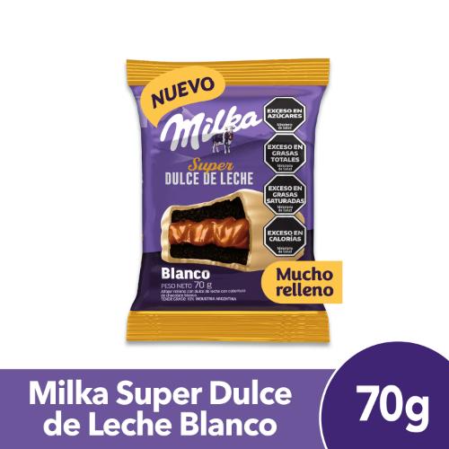 MILKA ALFAJOR SUPER D/LECHE BLANCO 6*70 GR. ZUN