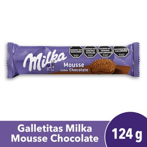MILKA GALLETITAS MOUSSE CHOCOLATE *124 GR.